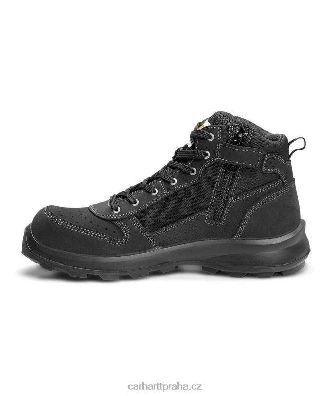 muži michigan robustní flex s1p bezpečnostní bota na zip se středním střihem Carhartt 8BL8V158 Černá