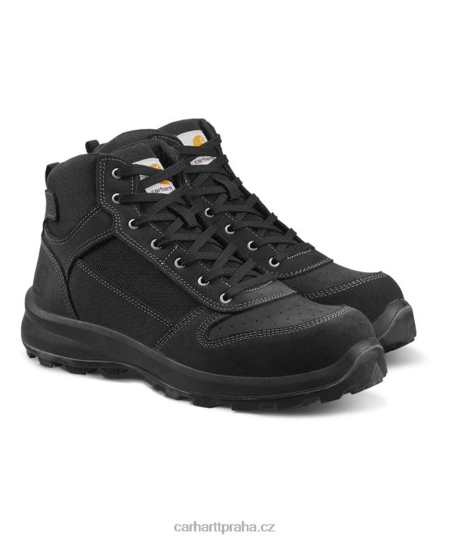 muži michigan robustní flex s1p bezpečnostní bota na zip se středním střihem Carhartt 8BL8V158 Černá