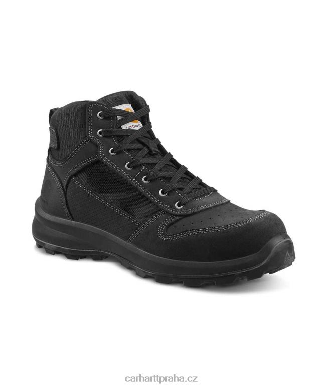 muži michigan robustní flex s1p bezpečnostní bota na zip se středním střihem Carhartt 8BL8V158 Černá