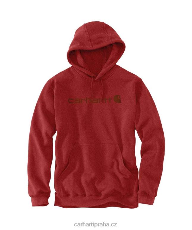 muži mikina s grafickým logem střední váhy volného střihu Carhartt 8BL8V40 Černá