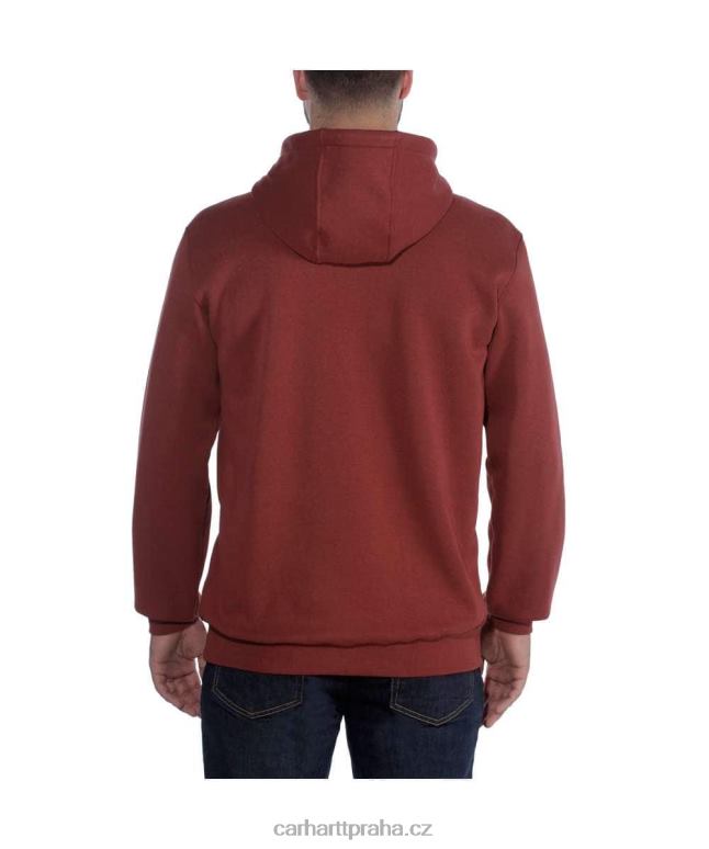 muži mikina s grafickým logem střední váhy volného střihu Carhartt 8BL8V40 Černá