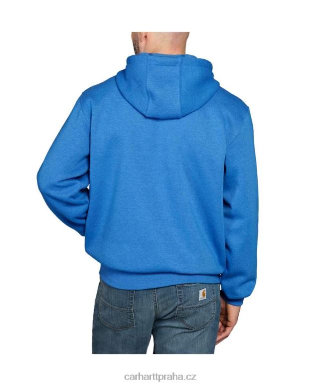 muži mikina s grafickým logem střední váhy volného střihu Carhartt 8BL8V40 Černá