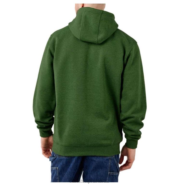 muži mikina s grafickým logem střední váhy volného střihu Carhartt 8BL8V42 Arborvitae vřes