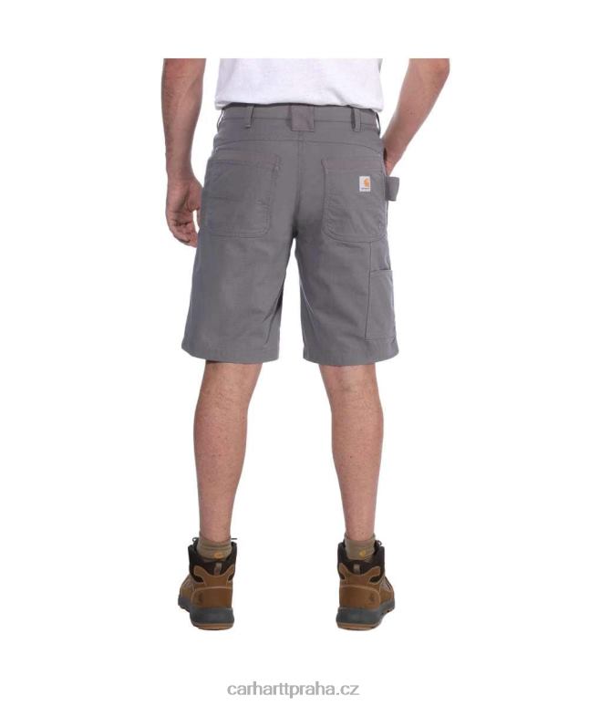 muži ocel robustní flex uvolněný střih užitné pracovní krátké Carhartt 8BL8V148 Černá
