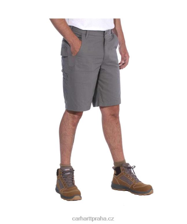muži ocel robustní flex uvolněný střih užitné pracovní krátké Carhartt 8BL8V148 Černá