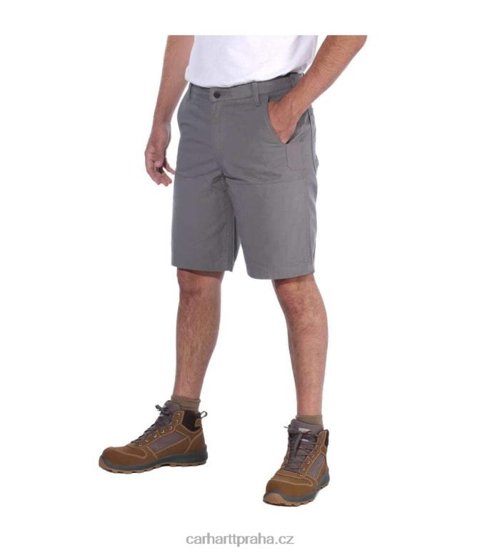 muži ocel robustní flex uvolněný střih užitné pracovní krátké Carhartt 8BL8V148 Černá
