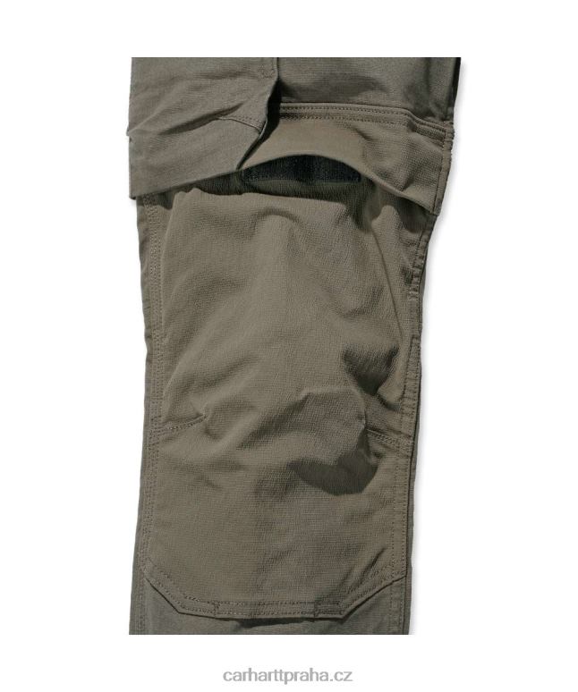 muži ocelové robustní flex uvolněné dvojité přední nákladní pracovní kalhoty Carhartt 8BL8V64 Černá