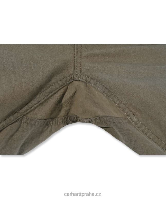 muži ocelové robustní flex uvolněné dvojité přední nákladní pracovní kalhoty Carhartt 8BL8V64 Černá