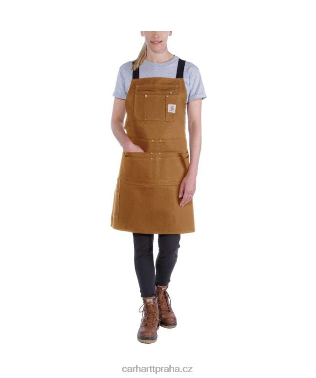 muži pevná kachní zástěra Carhartt 8BL8V12 Černá