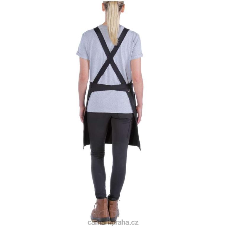 muži pevná kachní zástěra Carhartt 8BL8V12 Černá