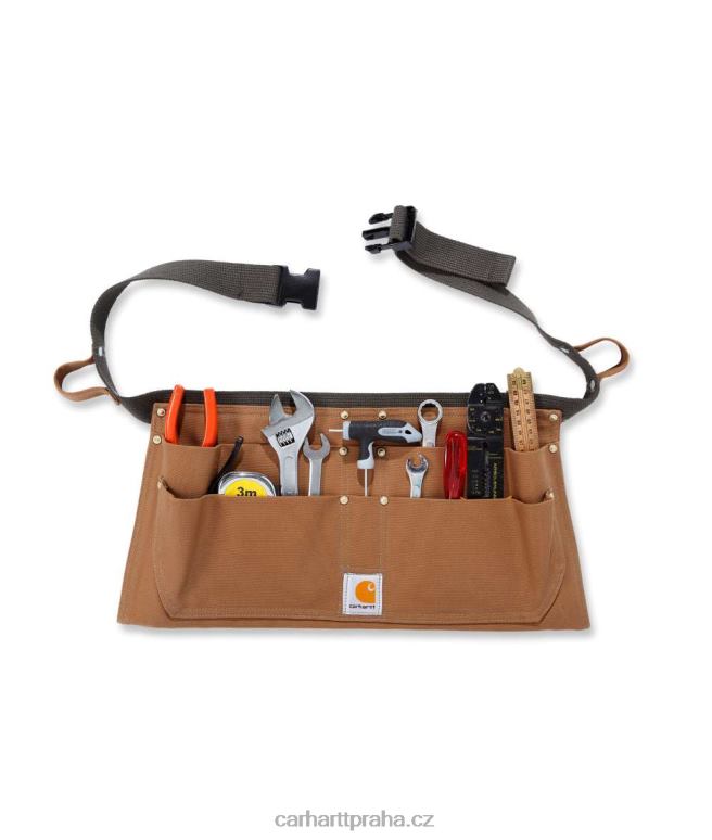 muži pevná zástěra s kachním pasem Carhartt 8BL8V181 Černá