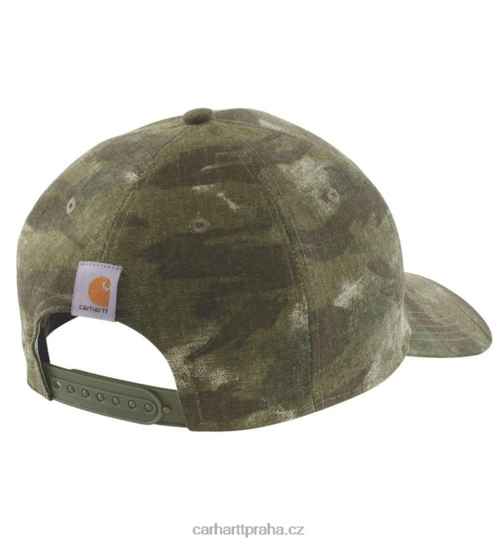 muži plátno vyrobené tak aby vydrželo camo patch cap Carhartt 8BL8V91 bazalka slepá fatique camo