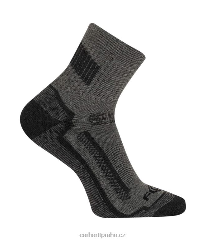 muži power performance quarter ponožka 3 páry Carhartt 8BL8V171 dřevěné uhlí