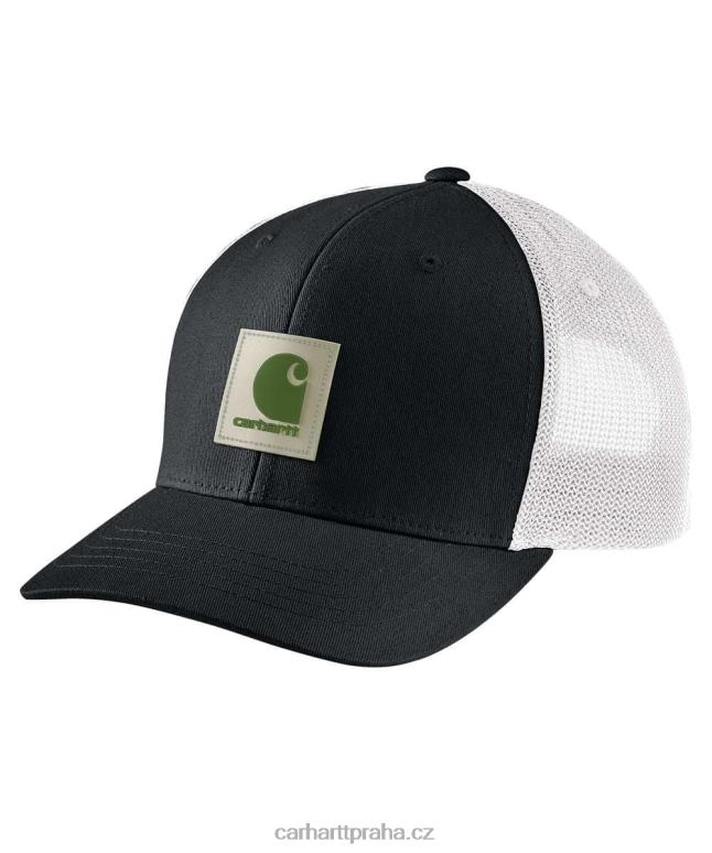 muži robustní flex keprová čepice se síťovinou na zádech Carhartt 8BL8V87 arborvitae černý