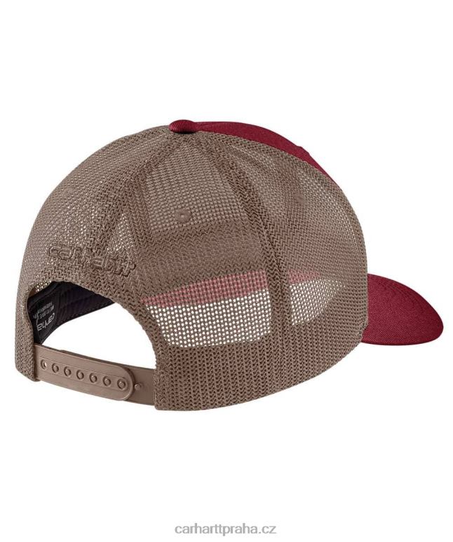 muži robustní flex keprová čepice se síťovinou na zádech Carhartt 8BL8V87 arborvitae černý