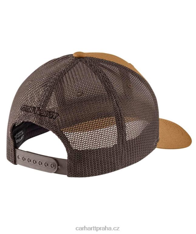 muži robustní flex keprová čepice se síťovinou na zádech Carhartt 8BL8V87 arborvitae černý