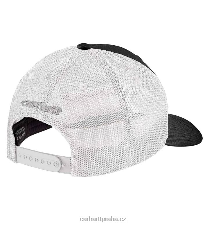 muži robustní flex keprová čepice se síťovinou na zádech Carhartt 8BL8V87 arborvitae černý
