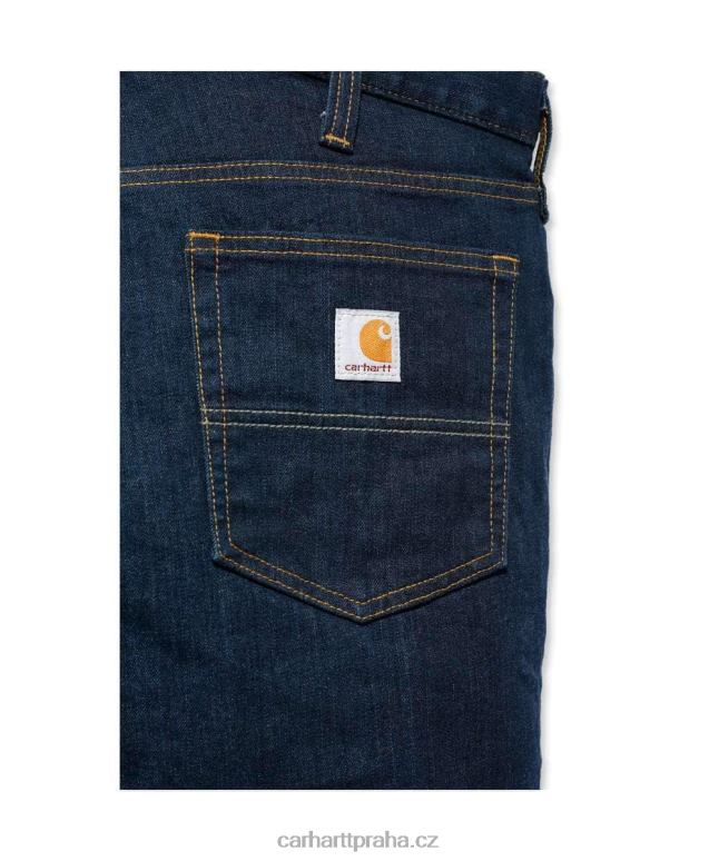 muži robustní flex slim fit zúžené džíny s 5 kapsami Carhartt 8BL8V71 erie