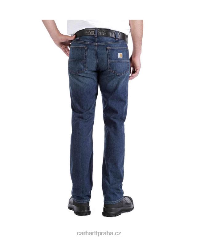 muži robustní flex uvolněné džíny s 5 kapsami Carhartt 8BL8V60 studená voda