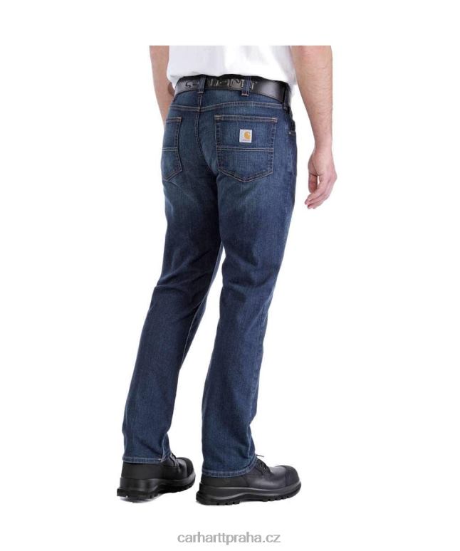muži robustní flex uvolněné džíny s 5 kapsami Carhartt 8BL8V60 studená voda