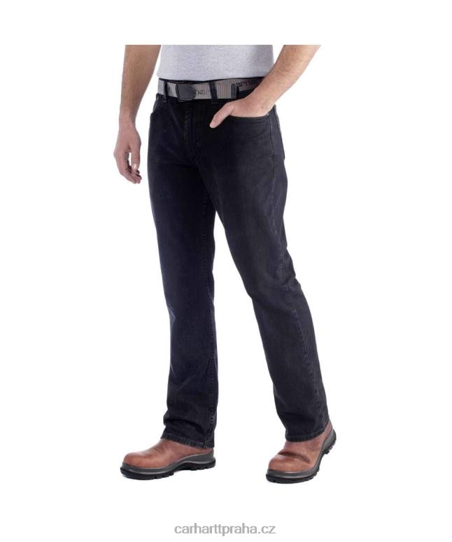 muži robustní flex uvolněné džíny s 5 kapsami Carhartt 8BL8V60 studená voda