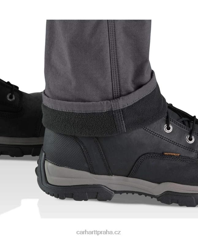 muži robustní flex uvolněné pracovní kalhoty s ripstop cargo fleecem podšité Carhartt 8BL8V55 bazalka