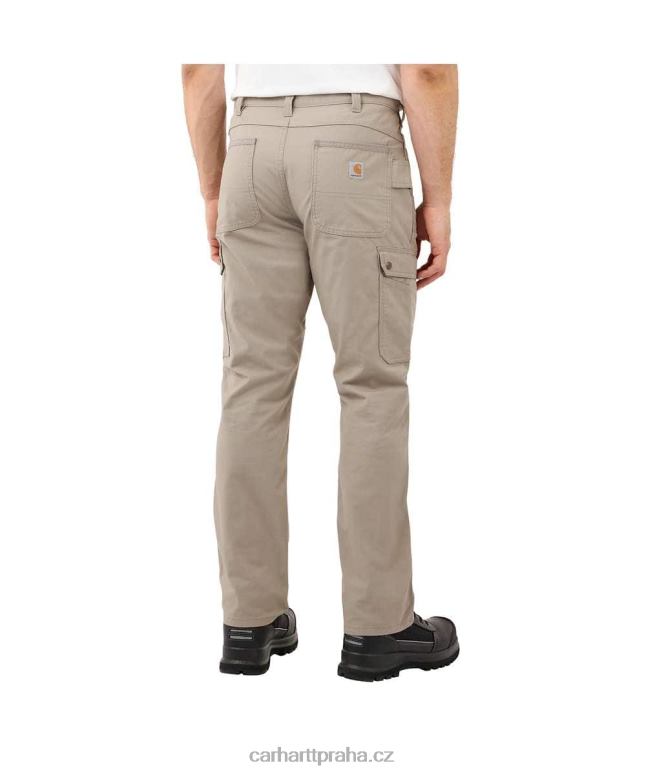 muži robustní flex uvolněné ripstop nákladní pracovní kalhoty Carhartt 8BL8V54 bazalka