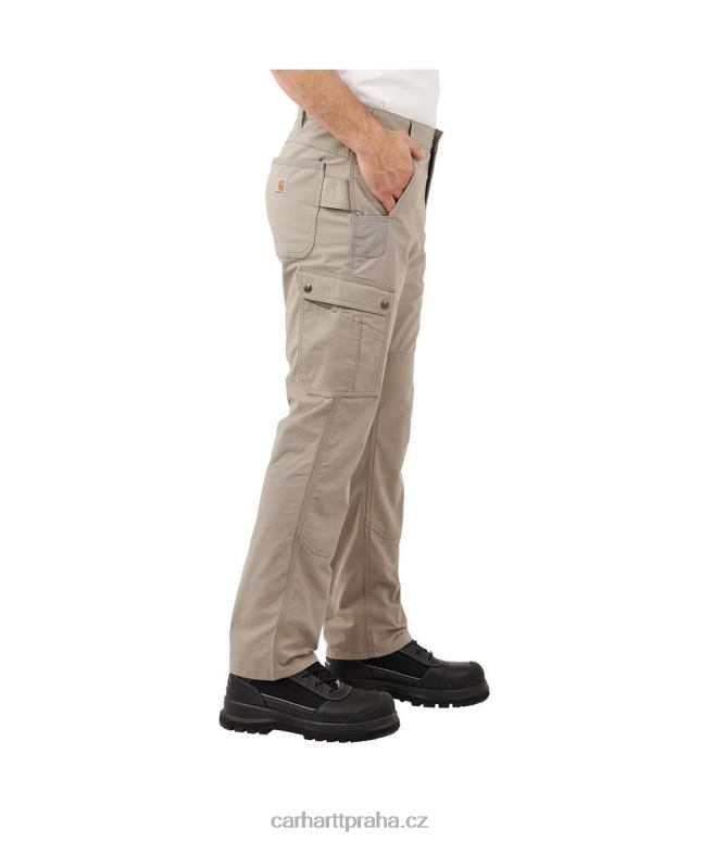 muži robustní flex uvolněné ripstop nákladní pracovní kalhoty Carhartt 8BL8V54 bazalka
