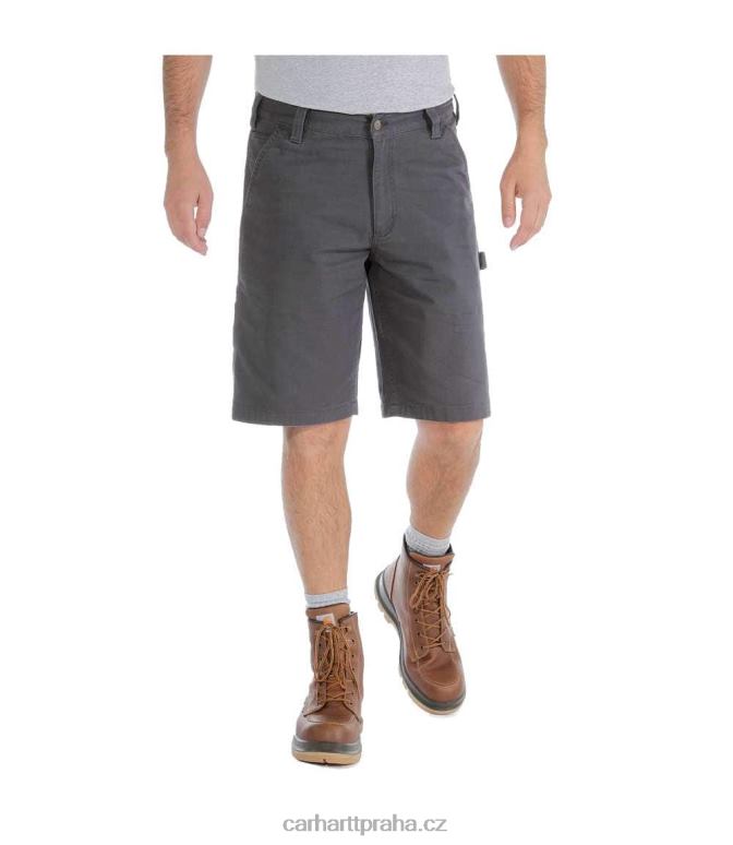 muži robustní flex uvolněný střih plátno užitné krátké Carhartt 8BL8V152 stín