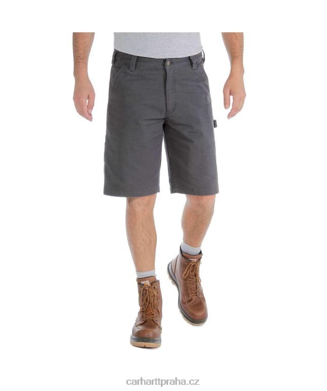 muži robustní flex uvolněný střih plátno užitné krátké Carhartt 8BL8V152 stín