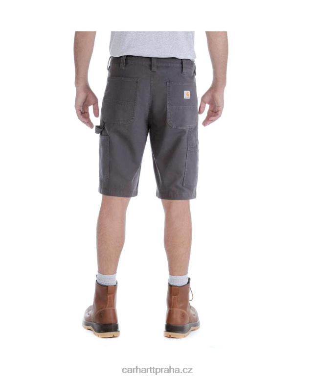 muži robustní flex uvolněný střih plátno užitné krátké Carhartt 8BL8V152 stín
