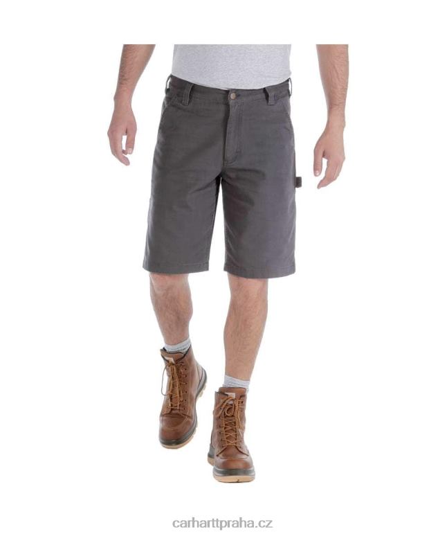 muži robustní flex uvolněný střih plátno užitné krátké Carhartt 8BL8V152 stín