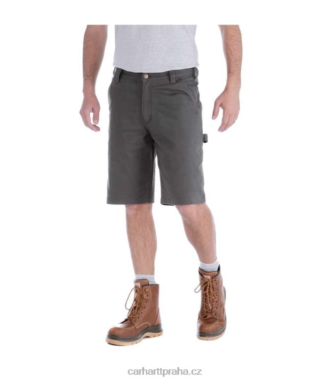 muži robustní flex uvolněný střih plátno užitné krátké Carhartt 8BL8V152 stín