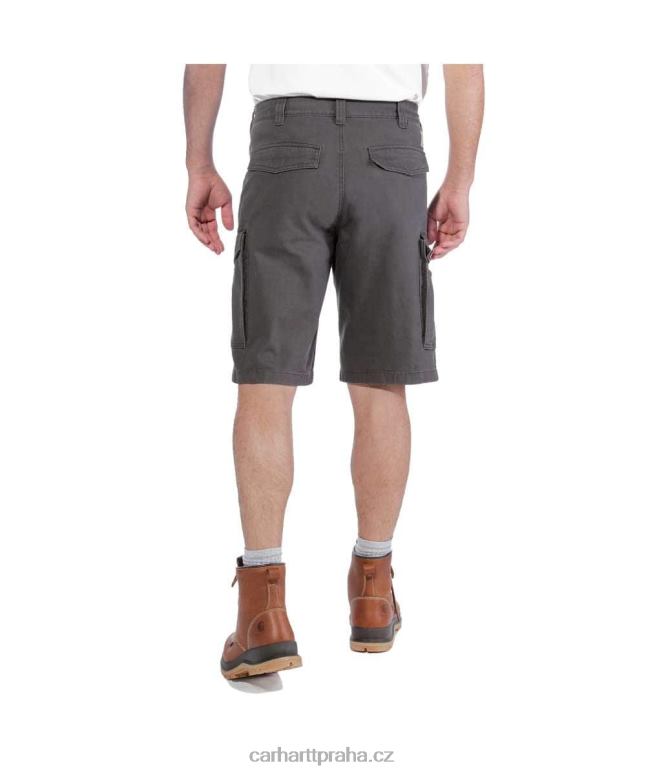 muži robustní flex uvolněný střih plátěný náklad práce krátký Carhartt 8BL8V149 tmavě khaki