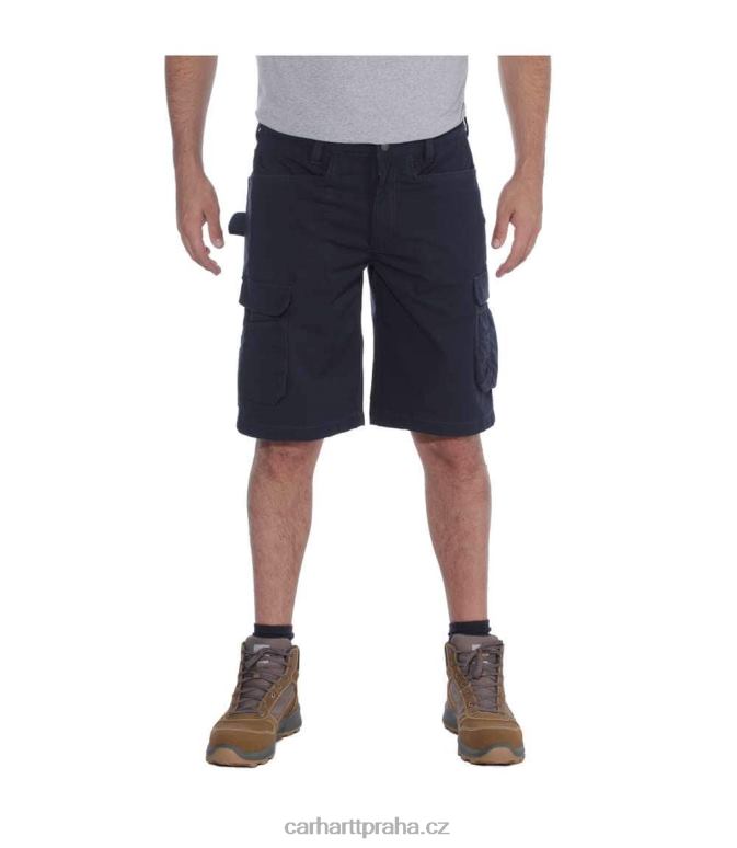 muži robustní flex uvolněný střih ripstop cargo multi pkt work short Carhartt 8BL8V151 Černá