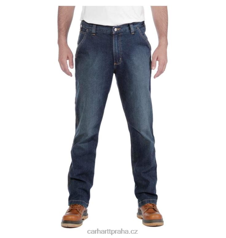 muži robustní flex uvolněný střih užitkové džíny Carhartt 8BL8V53 nadřízený