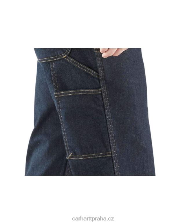 muži robustní flex uvolněný střih užitkové džíny s dvojitým předním dílem Carhartt 8BL8V65 erie