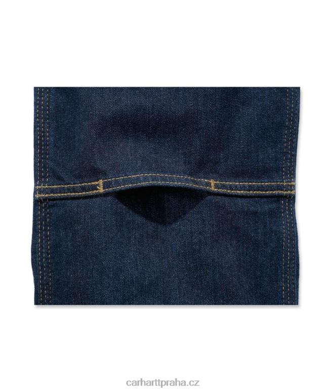 muži robustní flex uvolněný střih užitkové džíny s dvojitým předním dílem Carhartt 8BL8V65 erie