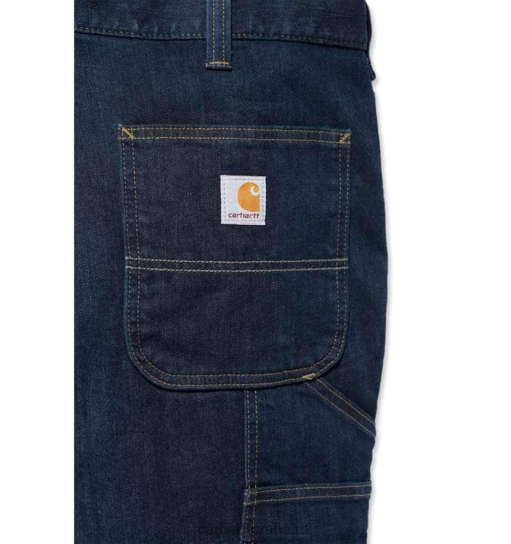 muži robustní flex uvolněný střih užitkové džíny s dvojitým předním dílem Carhartt 8BL8V65 erie