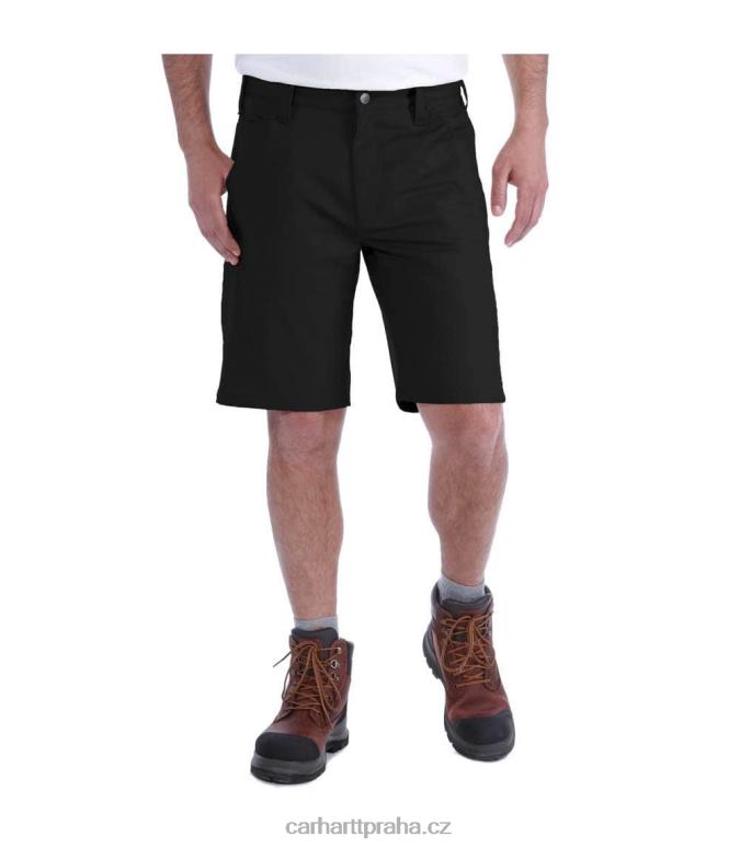 muži robustní profesionální série robustní flex uvolněné plátno funguje na krátkou dobu Carhartt 8BL8V147 Černá