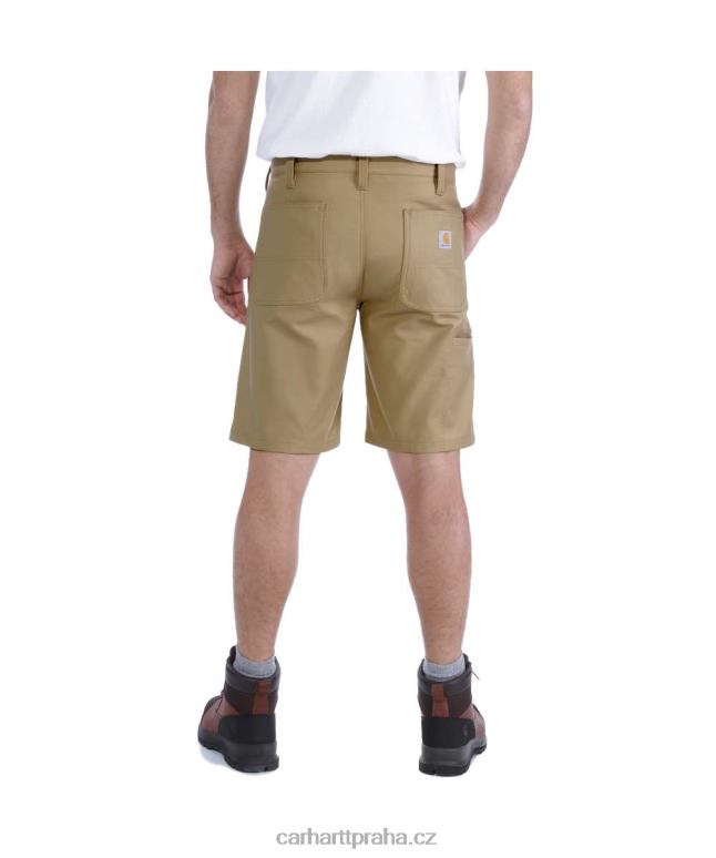 muži robustní profesionální série robustní flex uvolněné plátno funguje na krátkou dobu Carhartt 8BL8V147 Černá