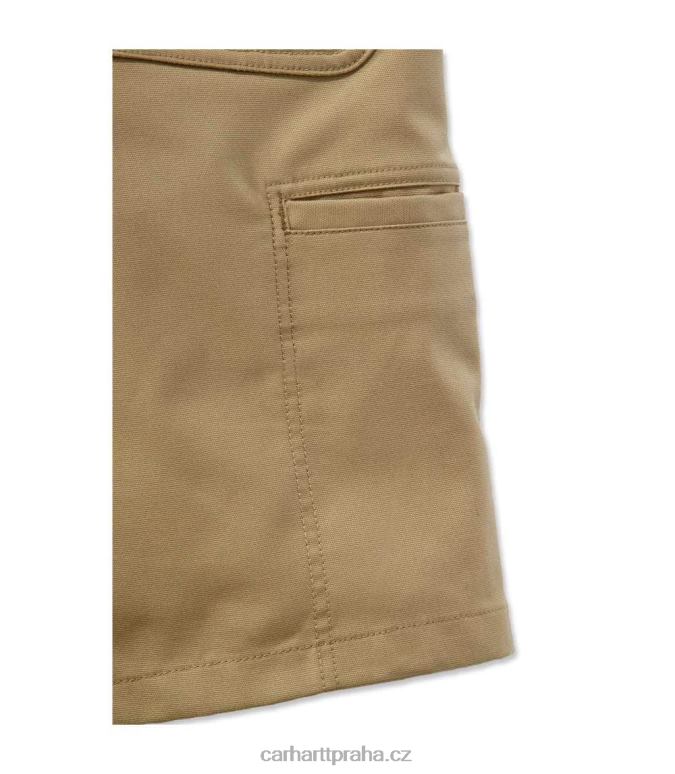 muži robustní profesionální série robustní flex uvolněné plátno funguje na krátkou dobu Carhartt 8BL8V147 Černá