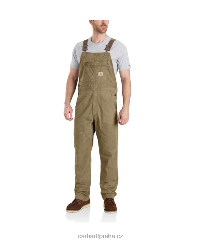 muži robustní pružný plátěný bryndáček uvolněného střihu Carhartt 8BL8V75 tmavě khaki