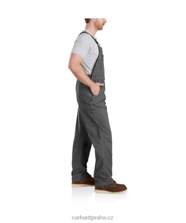 muži robustní pružný plátěný bryndáček uvolněného střihu Carhartt 8BL8V75 tmavě khaki