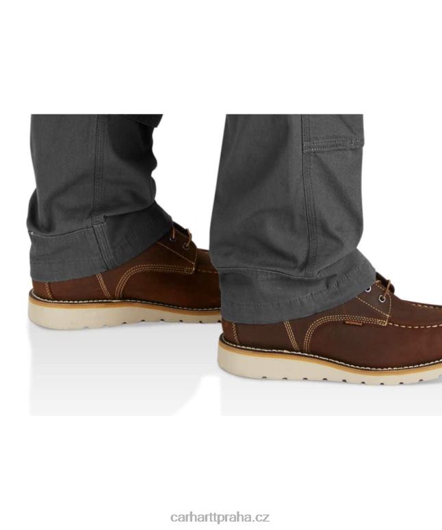 muži robustní pružný plátěný bryndáček uvolněného střihu Carhartt 8BL8V75 tmavě khaki