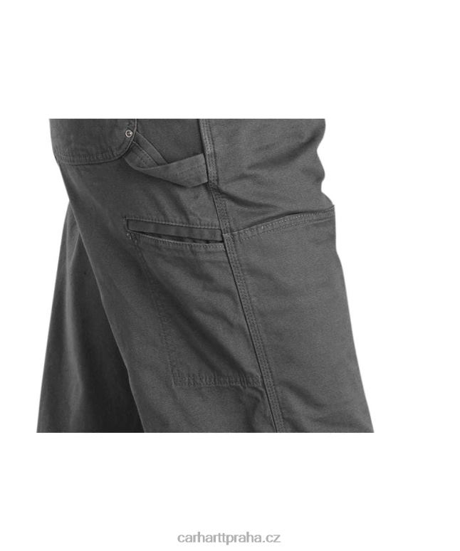 muži robustní pružný plátěný bryndáček uvolněného střihu Carhartt 8BL8V75 tmavě khaki