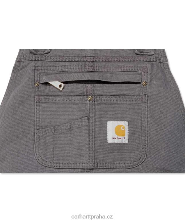 muži robustní pružný plátěný bryndáček uvolněného střihu Carhartt 8BL8V75 tmavě khaki