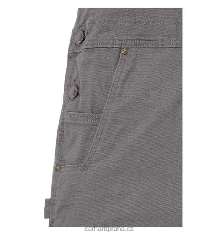muži robustní pružný plátěný bryndáček uvolněného střihu Carhartt 8BL8V75 tmavě khaki