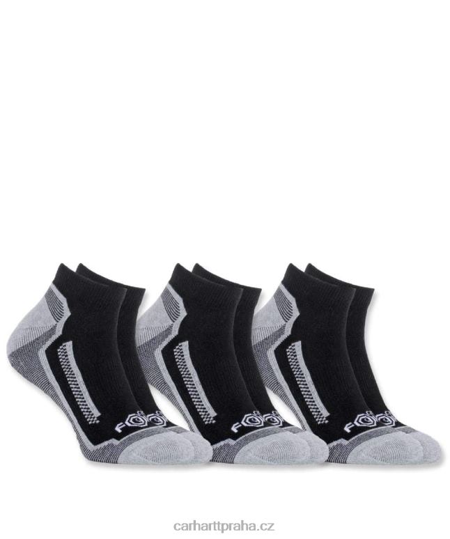 muži silové výkonové ponožky 3 páry Carhartt 8BL8V168 Černá