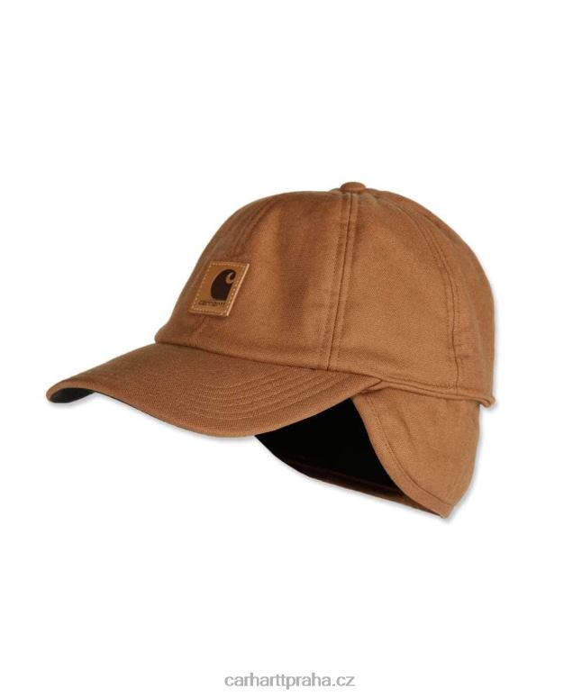 muži strečová krytka klapky na uši Carhartt 8BL8V93 carhartt hnědá